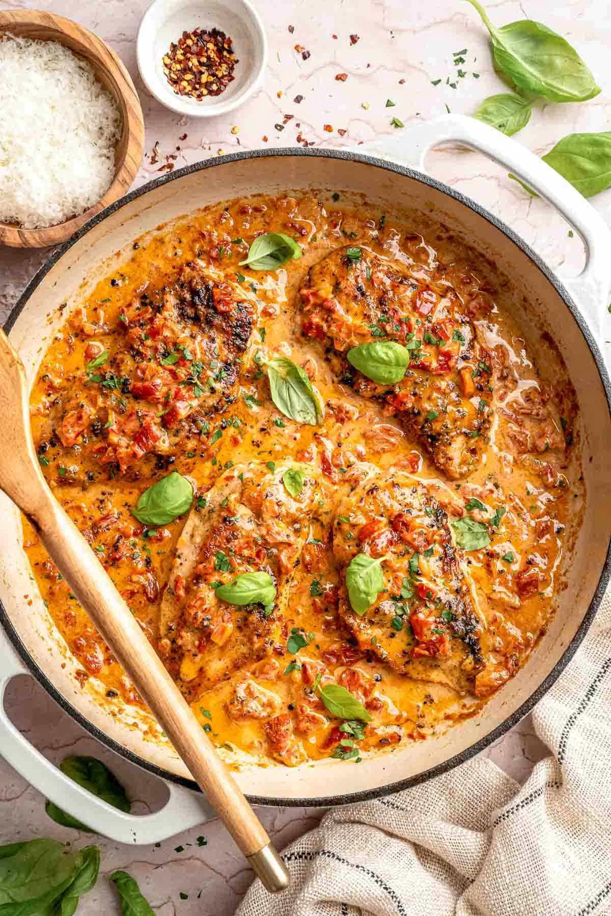 Secrets to Velvety Sun-Dried Tomato Parmesan Chicken Sauce